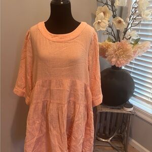 Altar'd State Pink Midi Dress